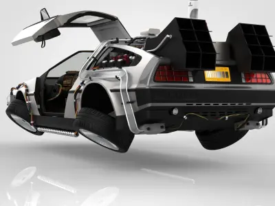 Delorean Time Machine Episode 2 3D model