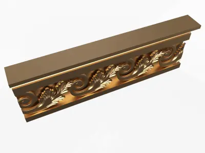 Cornice Decoration Molding 3D model