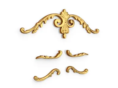 Classic decor ornament 93 3D model