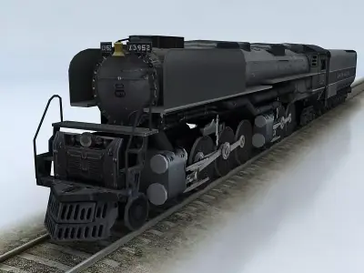 Challenger Union Pacific Low-poly 3D model