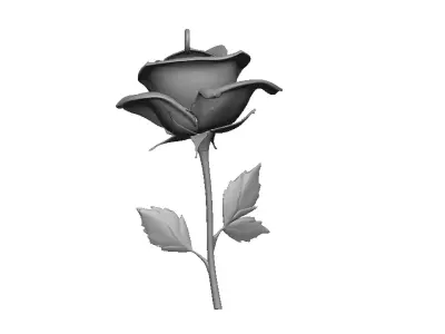 rose pendant 3D print model