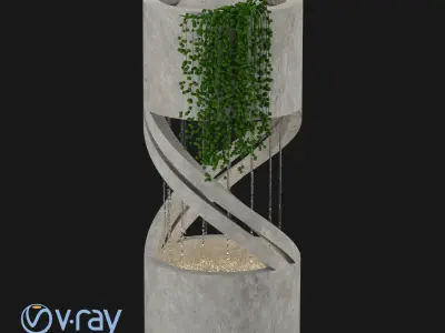 Interior Fountain 3D model