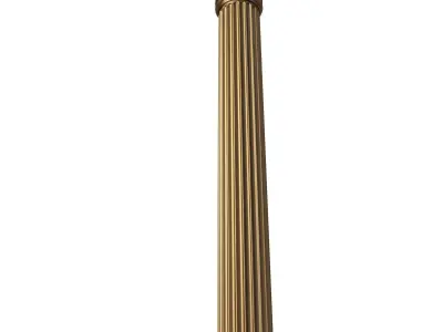 Column Capital 1306 Low-poly 3D model
