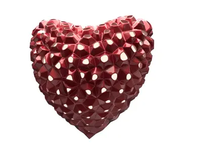 Valentines Parametric Facade Design Grasshopper Rhino Files 3D model