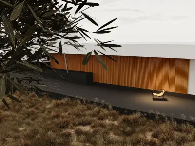 3D model of modern house 3D model