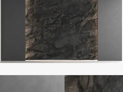 Decorative wall panel set 60 3D model