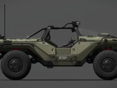 halo  car 3D model