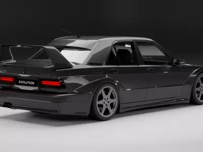 Mercedes-Benz 190E Evo II 3D model