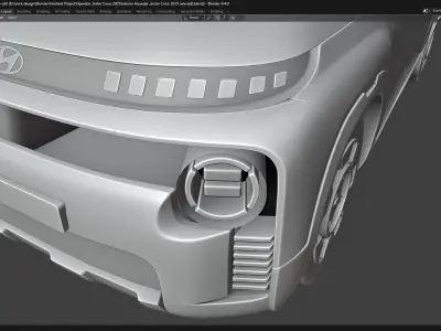 Hyundai Inster Cross 2025 3D model by ms3ddesignstudio