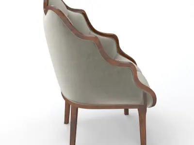 Hexagonal Cocktail Armchair 3D model