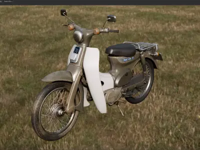 HONDA CUP 76 ALLIN Low-poly 3D model