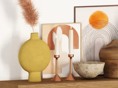 Decore set shelf 3D model