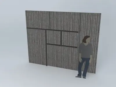 Feature wall Free 3D model