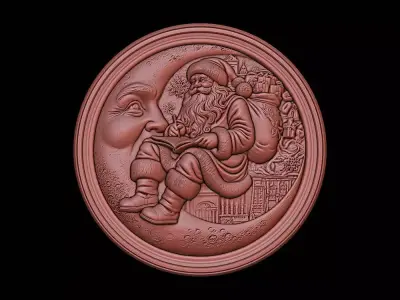 3d printable Christmas for ornament 3D print model