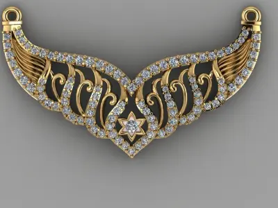 FASHON PENDAN 3D model