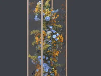 Floristry Fine art display 3D model