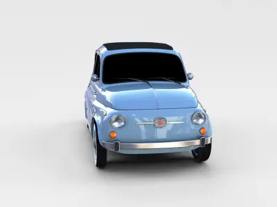 Fiat 500 Nuova 1957 rev 3D model