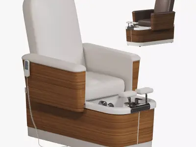 Pedicure chair FOOT DREAM LUXURY Low-poly 3D model