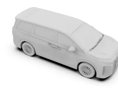 BYD XIA DM-i 2025 low poly  3D model