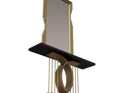 Luxury Console Table 04 Low-poly 3D model