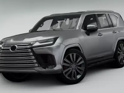 Lexus LX 600 2022  3D model