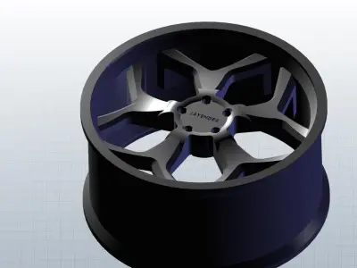 Audi Rim 3D model