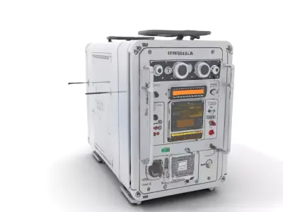 Advanced Industrial Control Unit model pack Low-poly 3D model