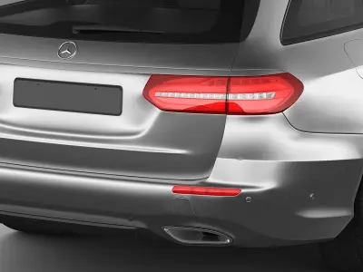 Mercedes E-class T-modell AMG 2017 3D model