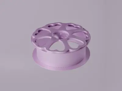 Heart Shaped Rim 3D model