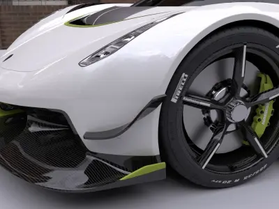 Koenigsegg Jesko 2020 3D model