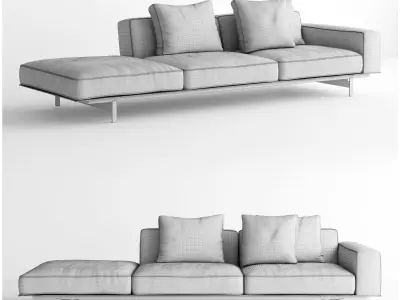 Lema Yard Sofa Unit 12 3D model