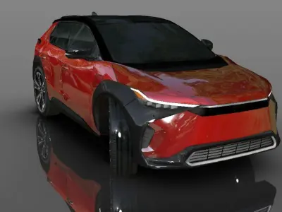 Toyota bZ4X Hi 2023 3D model Game Ready Asset Low-poly 3D model