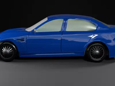 car 3d model 3D model PBR