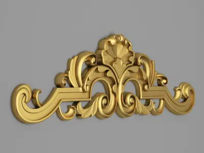 Classic Carved 013 3D model purchase