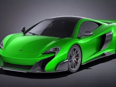 McLaren 675LT 2017 VRAY 3D model
