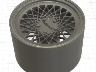 TSW Vale Wheels with Tires and Brakes for 3D Print 3D print model