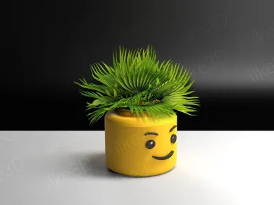 Lego Planter 3D print model