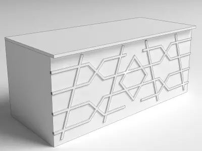 Buffet Table 3D model purchase
