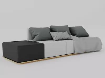 Sofa Model 01 3D model