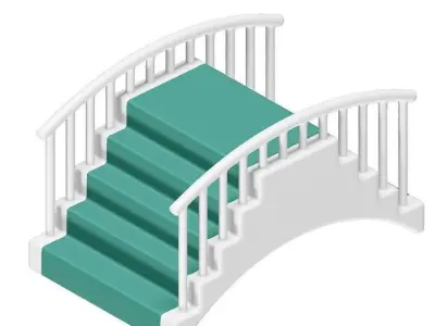 Kids Bridge Toy 3D model