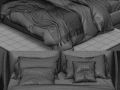 Bed Colection 02 3D model