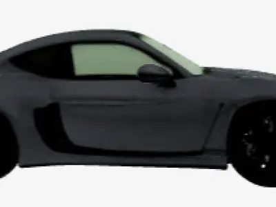 Realistic Car for games Low-poly 3D model