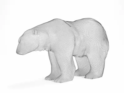Garden bear 3D model