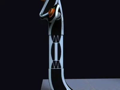 Telecommander steering post 3D model