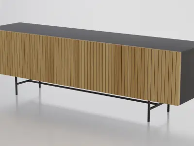 Tv Stand - Tv Bench - Media Unit 3D model