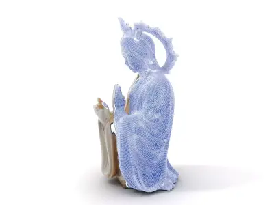 Majestic Ivory Statue model pack Low-poly 3D model