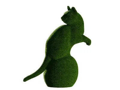 Cat Topiary 3D model