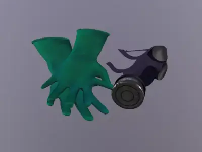 Rat Catcher props Low-poly 3D model