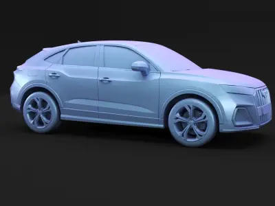 German sport SUV 3D model