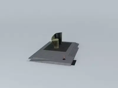 Monument to soldiers of Homeland war Free 3D model